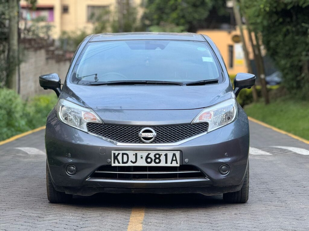 Nissan Note Digs 2015 Grey cheap Car for Sale in Kenya below 1 million lipa mdogo mdogo accepted